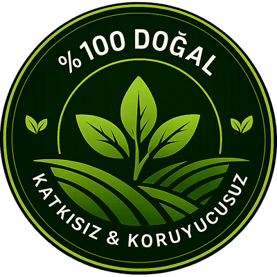 %100 Doğal, Katkısız & Koruyucusuz