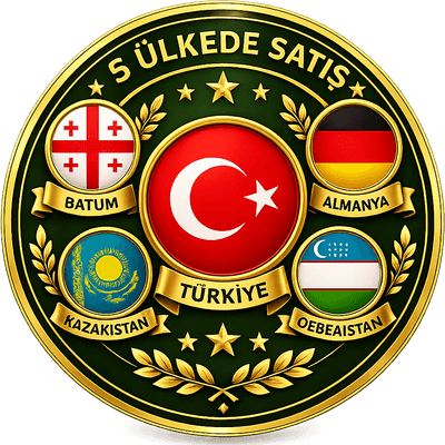 5 ülkede satış: Türkiye, Almanya, Gürcistan, Kazakistan, Özbekistan